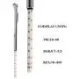 SYFGO Pencil Tire Pressure Gauge (10-50 PSI ) Low - High Air Pressure Gauge with Heavy Duty Chrome Metal Head , Accurate Portable Tire Measurement Tool for Car Truck RV and Bicycle ( 5-Pack )