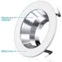 TORCHSTAR 12-Pack 4 Inch Recessed Can Light Trim, Aluminum Reflector, Fits Regular/Standard Halo/Juno Remodel Recessed Housing, PAR20, R20 Light Bulbs, 4 Inch Recessed Cans