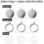 Cabochon Settings Stainless Steel Blank Trays Pendant Charms for Jewelry Findings Crafting Supplies 10mm 50 Pieces