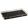 PuTwo Decorative Tray Black Marble Tray with Polished Gold Metal Handles Jewelry Tray Handmade Catchall Vanity Tray for Dresser Bathroom Vanity Table Bar Ideal Gift for Birthday Christmas - Black PuTwo Decorative Tray Black Marble Tray with Polished Gold Metal Handles Jewelry Tray Handmade Catchall Vanity Tray for Dresser Bathroom Vanity Table Bar Ideal Gift for Birthday Christmas - Black