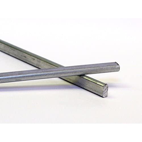 Stained Glass Reinforcing Bar, 1/8 x 1/4in Zinc Coated Steel, 4 Pieces 36in Long Stained Glass Reinforcing Bar, 1/8 x 1/4in Zinc Coated Steel, 4 Pieces 36in Long