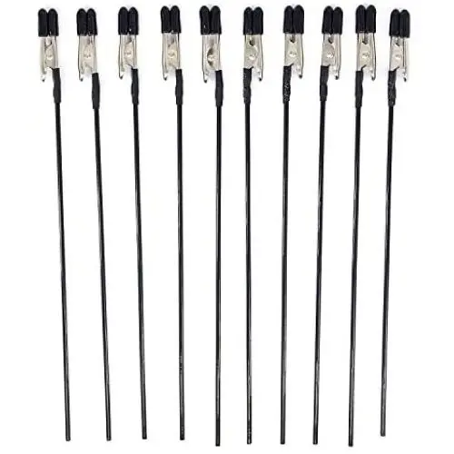 30 Pack Alligator Clip Stick with Rubber Tips Modeling Tools,Metal Wire Clamps Long-Tailed Clasp for Hobby Modeling DIY Card Photo Memo for Airbrush Hobby Model Parts 30 Pack Alligator Clip Stick with Rubber Tips Modeling Tools,Metal Wire Clamps Long-Tailed Clasp for Hobby Modeling DIY Card Photo Memo for Airbrush Hobby Model Parts