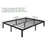 45MinST 14 Inch Platform Bed Frame/Easy Assembly Mattress Foundation / 3000lbs Heavy Duty Steel Slat/Noise Free/No Box Spring Needed, Queen 45MinST 14 Inch Platform Bed Frame/Easy Assembly Mattress Foundation / 3000lbs Heavy Duty Steel Slat/Noise Free/No Box Spring Needed, Queen