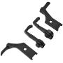 HEEPDD 4Pcs Metal Zipper Press Foot, 240133/240153 240135/240158 Metal Zipper Foot for Industrial Sewing Machine Cantor 111 CONSEW 206RB Brother B837