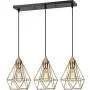 SEEBLEN 3- Light Indoor Island Pendant Light Gold Metal Hanging Ceiling Light Fixtures for Kitchen Kitchen Island Bar Dining Room SEEBLEN 3- Light Indoor Island Pendant Light Gold Metal Hanging Ceiling Light Fixtures for Kitchen Kitchen Island Bar Dining Room