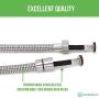 PurrfectZone Shower Hose Replacement - perfect for Shower or Bidet Sprayer, easy installation (48 inch, Brushed Nickel) PurrfectZone Shower Hose Replacement - perfect for Shower or Bidet Sprayer, easy installation (48 inch, Brushed Nickel)