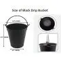 Replacement for Oklahoma Joes 9518545P06 Smoker Grease Drip Bucket,Black Metal Pail with 12 Pack Aluminum Grill Bucket Liner/Drip Insert Replacement for Oklahoma Joes 9518545P06 Smoker Grease Drip Bucket,Black Metal Pail with 12 Pack Aluminum Grill Bucket Liner/Drip Insert