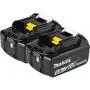 Makita BL1850B-2 18V LXT Lithium-Ion 5.0Ah Battery Twin Pack, Black Makita BL1850B-2 18V LXT Lithium-Ion 5.0Ah Battery Twin Pack, Black
