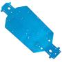 ShareGoo CNC Aluminum Chassis Replacement Upgrade Parts 04001 for HSP 94111 94107 94170 94118 97123, 1/10 RC Redcat Volcano Exceed Infinitive Truck Monster (Blue)