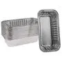 BBQ Future 20-Pack Aluminum Foil BBQ Grease Grill Drip Pans Replacement for Char-Broil 9328812P06, 7'' L x3.5 W x1.5 D
