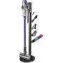 XIGOO Storage Stand Holder Compatible with Dyson V11 V10 V8 V7 V6 Cordless Vacuum Cleaners and Accessary, Floor Docking Station Metal Organizer Bracket with 5 Hooks, Black XIGOO Storage Stand Holder Compatible with Dyson V11 V10 V8 V7 V6 Cordless Vacuum Cleaners and Accessary, Floor Docking Station Metal Organizer Bracket with 5 Hooks, Black
