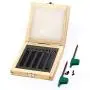 OSCARBIDE 3/8''Indexable Mini Carbide Lathe Turning Tool Holder Metal Lathe Tools Inserts Bits with Carbide Inserts TCMT110204(TCMT21.51),5 Pieces/Set