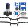 VGEBY RC Car Frame, Remote Control Model Car Frame Upgrade Metal Car Frame RC Parts Fit for C24 C14 C14K C24K C24‑1 C24‑1K(Blue)