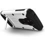 Evocel Moto E5 Play / E5 Cruise Case, [Explorer Series Pro] Premium Full Body Case with Glass Screen Protector, Belt Clip, Metal Kickstand for Motorola Moto E5 Cruise/Moto E5 Play, Silver