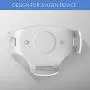 Hole-Free Metal Wall Mount Wall Stand Holder Stand Bracket for Dot 3rd Generation Voice Assistant, Solid Metal Stand Holder Bracket Case Applied in The Bedroom, Bathroom, Kitchen (1 Pack, White)