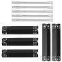 EasiBBQ 5 Pack Heat Plate Shields Flame Tamers, Stainless Steel Pipe Burner Tubes Replacement Parts for Nexgrill 720-0882A, 720-0896, 720-0896B, 720-0896C, 720-0925 Grills