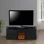 Ameriwood Home Carson Electric Fireplace TV Console for TVs up to 70'', Black