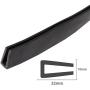 7/8'' X 2/5'' Rubber U Shape Edging Trim Auto Car Boat Truck Parts Protector Flexible Sealing Waterproof (5ft)