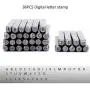 SETROVIC Number & Capital Letter Stamp Set (36 Piece Punch Set/A-Z & 0-9), Metal Stamp Kit for Imprinting Metal, Wood, Plastic, Leather, 1/8'' (3mm) SETROVIC Number & Capital Letter Stamp Set (36 Piece Punch Set/A-Z & 0-9), Metal Stamp Kit for Imprinting Metal, Wood, Plastic, Leather, 1/8'' (3mm)