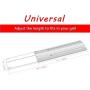 Hisencn Universal Replacement Heavy Duty Adjustable Stainless Steel Heat Plate Shield, Heat Tent, Flavorizer Bar, Burner Cover, Flame Tamer for Brinkmann Gas Grill, Extends from 11.75'' up to 21'' L