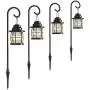 GOODSMANN Landscape Lighting Low Voltage Path Light 1.1 Watt LED Floodlight with Connector and Metal Stake for Outdoor Lighting Driveway, Yard, Lawn, Garden (4 Pack) 9920-4110-04