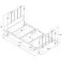 DHP Jenny Lind Metal Twin Bed Frame in White DHP Jenny Lind Metal Twin Bed Frame in White