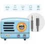 Retro Bluetooth Speaker, MUZEN OTR Metal Vintage FM/AUX Radio with Old Fashioned Classic Style, Portable Wireless Loud Volume Speaker for Home, Office, Kitchen,Party,Travel,Outdoor