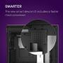 NZXT H710i - CA-H710 i-W1 - ATX Mid Tower PC Gaming Case - Front I/O USB Type-C Port - Quick-Release Tempered Glass Side Panel - Vertical GPU Mount - Integrated RGB Lighting - White/Black