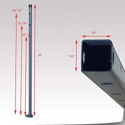 for Coleman 10 x 10 Straight Leg Instant Canopy Gazebo 2 Pieces of Extended Adjustable Leg Replacement Parts