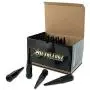 Metal Lugz Spiked Lugz Black 14x1.5 Thread 4.4'' Overall Length kit Contains 32 Lugs & 1 Key