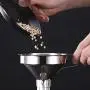 Stainless Steel Kitchen Funnel with Removable Strainer/Filter for Essential/Cooking Oils, Food Grade 3 Set Metal Funnels for Transferring of Liquid, Fluid, Dry Ingredients & Powder, HOXHA (3 Packs) Stainless Steel Kitchen Funnel with Removable Strainer/Filter for Essential/Cooking Oils, Food Grade 3 Set Metal Funnels for Transferring of Liquid, Fluid, Dry Ingredients & Powder, HOXHA (3 Packs)