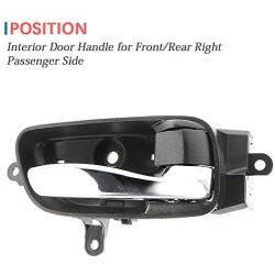 IRONTEK Interior Passenger Side Door Handle for Front/Rear fits Nissan 2003-2018 Altima, 2013-2019 Pathfinder, 2015 Armada, 2015-2020 Murano, 2016-2019 Titan XD #80670-3TA0D