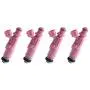 ROADFAR Fuel Injectors Parts, 12 Hole Engine Fuel Injector Kits Fit for 1999 2000 2001 2002 2003 2004 for TOYOTA for Tacoma 1998 1999 2000 for TOYOTA for 4Runner 2.7L 23250-75080,Set of 4
