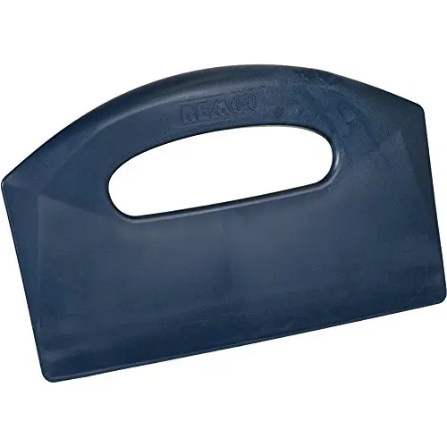 Remco 6960MD3 Blue Polypropylene Metal Detectable Bench Scraper, Injection Molded Blade, 5'' L x 8.5'' W, 1 Piece Remco 6960MD3 Blue Polypropylene Metal Detectable Bench Scraper, Injection Molded Blade, 5'' L x 8.5'' W, 1 Piece