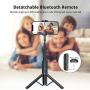 ATUMTEK Bluetooth Selfie Stick Tripod, Mini Extendable 3 in 1 Aluminum Selfie Stick with Wireless Remote and Tripod Stand 360° Rotation for iPhone 12/11 Pro/XS Max/XS/XR/X/8/7, Samsung and Smartphone ATUMTEK Bluetooth Selfie Stick Tripod, Mini Extendable 3 in 1 Aluminum Selfie Stick with Wireless Remote and Tripod Stand 360° Rotation for iPhone 12/11 Pro/XS Max/XS/XR/X/8/7, Samsung and Smartphone