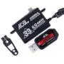 AGFRC 33KG Low-Profile High-Torque Digital-Servo - Programmable Metal Gear for 1/10 RC Drift Racing Car Truck, Control Angle 180° (A65BHL&AGF-SPV2) AGFRC 33KG Low-Profile High-Torque Digital-Servo - Programmable Metal Gear for 1/10 RC Drift Racing Car Truck, Control Angle 180° (A65BHL&AGF-SPV2)
