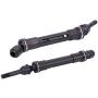 RC Car Drive Shaft, Metal Front Rear Drive Shaft Transmission Shaft Accessory Parts Compatible with Traxxas Slash Huan Qi 727 Truck Car(Front)