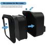 Hard Case for Blink XT 2 Camera w/Mount Bracket (Black 2 pcs) - Blink XT Covers w/Glare-reducing Hood - Blink XT Camera Cover Case - NOT for 2020 New Blink Indoor/Outdoor Cam - by SULLY