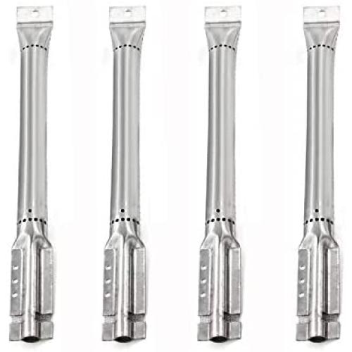 Hongso 14 3/8 Inch Burner Tubes Replacement Part for Charbroil 463420507 463420508 463420509 463420511 463440109 463441312 463441514 463461613 Stainless Steel Gas Grill, G431-0300-W2, 4-Pack SBE491