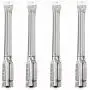 Hongso 14 3/8 Inch Burner Tubes Replacement Part for Charbroil 463420507 463420508 463420509 463420511 463440109 463441312 463441514 463461613 Stainless Steel Gas Grill, G431-0300-W2, 4-Pack SBE491