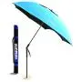 Sunphio Large Windproof Beach Umbrella, Sturdy and UV Protection, Portable Sun Shade Best for Camping, Picnic, Sand, Patio and More, 2 Metal Sand Anchor, 1 Big Carry Bag, 360 Tilt Mechanism (Blue)