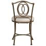 Hillsdale Emerson Metal Vanity Stool, Golden Bronze