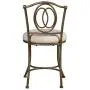 Hillsdale Emerson Metal Vanity Stool, Golden Bronze