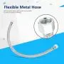 10Pcs Cast Steel Flexible Metal Hose Brake Oil Hose Line Motorbike Brake Oil Tube Air Compressor Accessories Replacement Part 3/8 10Pcs Cast Steel Flexible Metal Hose Brake Oil Hose Line Motorbike Brake Oil Tube Air Compressor Accessories Replacement Part 3/8