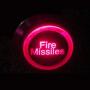 ESUPPORT 12V Momentary Car Vehicle Red LED Light Headlight Push Button Metal Toggle Switch Socket Plug 19mm Fire Missiles