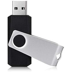 KEXIN 16GB USB Drive Bulk 50 Pack Flash Drive 16 GB USB Drive Thumb Drive Bulk Flash Drive Pack Swivel USB 2.0 (16GB, 50PCS, Black)