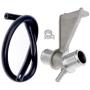 APDTY 141879 Radiator Hose Connector Pipe (Upgraded All Metal Design)