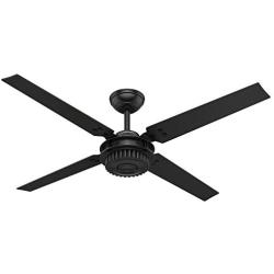 Hunter Fan Company 59235 Hunter 54'' Chronicle Matte Black Ceiling Fan with Wall Control, Large