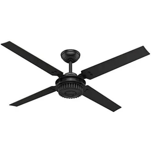 Hunter Fan Company 59235 Hunter 54'' Chronicle Matte Black Ceiling Fan with Wall Control, Large Hunter Fan Company 59235 Hunter 54'' Chronicle Matte Black Ceiling Fan with Wall Control, Large