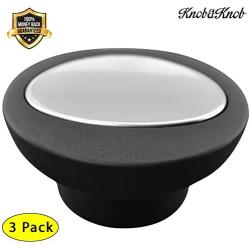 Universal Pot Lid Replacement Knobs Pan Lid Holding Handles (3 Pcs) Black